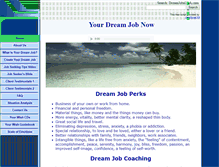 Tablet Screenshot of dreamjobsusa.com